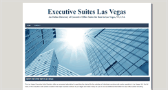 Desktop Screenshot of executive-suites-las-vegas.net